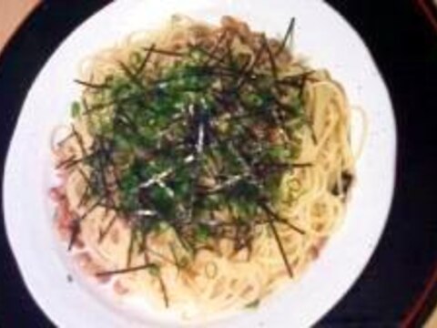 夕食に食べたい「納豆スパゲティ」